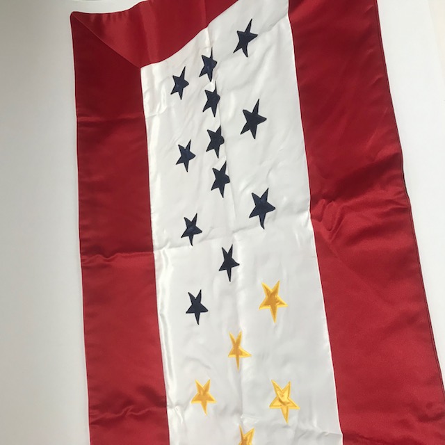 FLAG, Generic Silk, Yellow & Blue Stars 70 x 100cm